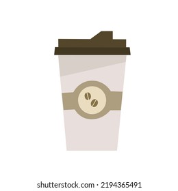Nehmen Sie Kaffeetasse, Vektorgrafik.