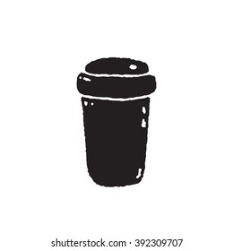 take away coffee cup. vector illustration