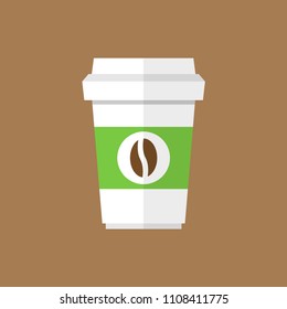 TAKE AWAY COFFEE ICON CONCEPT