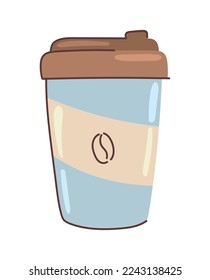 eliminar icono de café aislado