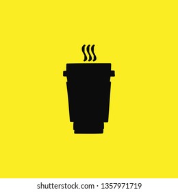 take away coffee icon vector