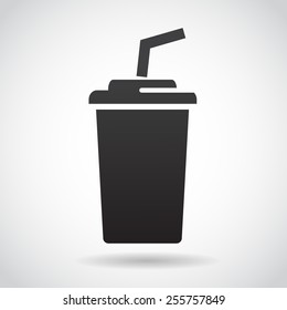 Take away coffee. Vector illustration.