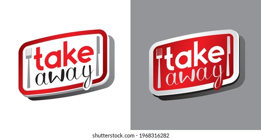 Take away concept - vector illustration