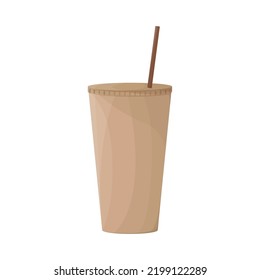 take away cup mockup icon isolated