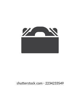 Take away food box vector icon. Lunch box filled flat sign for mobile concept and web design. Take out food container glyph icon. Symbol, logo illustration. Vector graphics
