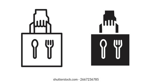 Quite los Elementos del icono de la comida.