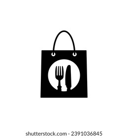 take away food icon vector takeaway food delivery service