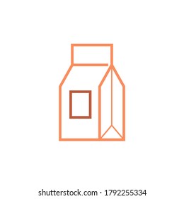 wegnehmen Lebensmittel Vektorsymbol-Logo-Design