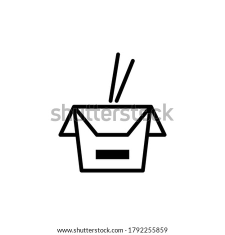 take away food vector icon logo design