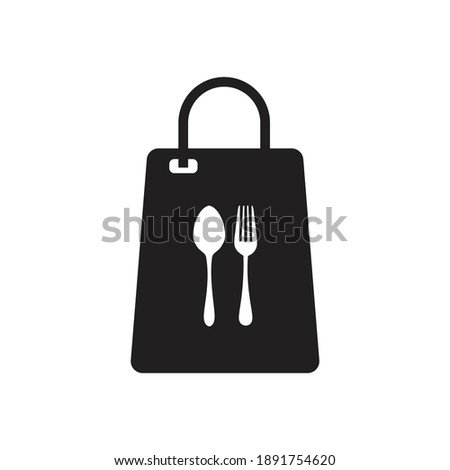 Take away icon design. isolated on white background