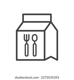 Take Away Icon - Food Package Icon