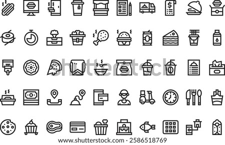 Take away icons High-Quality Vector Icons Collection with Editable Stroke. Ideal for Professional and Creative Projects.