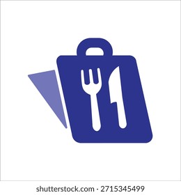 take away icons. simple colored vector illustration