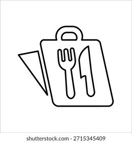 tirar ícones. ilustração de vetor de linha simples