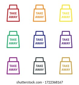 NUTZEN SIE AWAY Illustrator Zeichenstempel.
