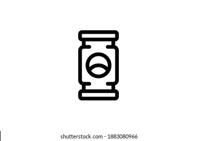 Take Away Outline Icon - Cans