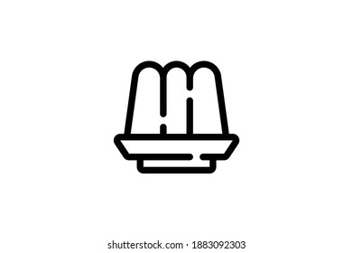 Icono de contorno de eliminación - Pudding