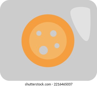 Take away pizza delivery, illustration, vector on a white background.
