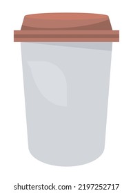 Take Away Pot Drink Mockup Icon