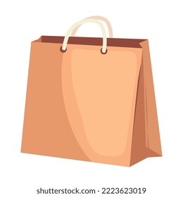 take away shopping bag mockup