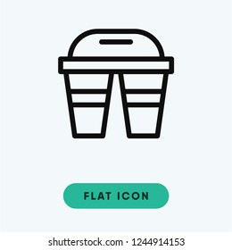 Take away vector icon