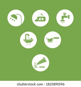 Take A Bath flat design icon