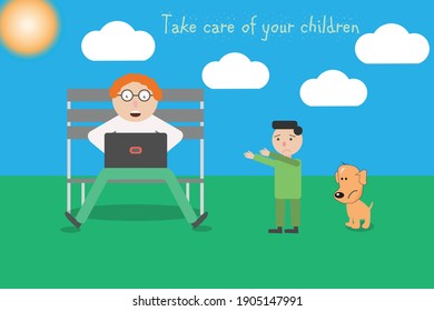 Take care of your children design