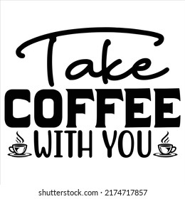 Lleva Café Contigo, archivo vectorial.