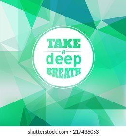Take a Deep Breath - Design Layout