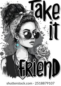 Take it Friend unique  t-shirt 