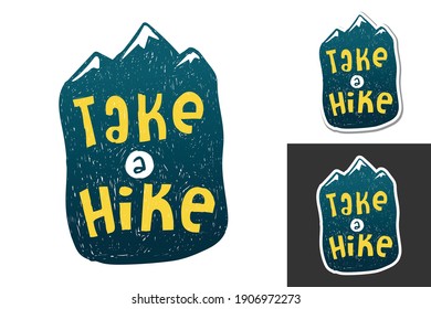 Take a Hike Sticker Design