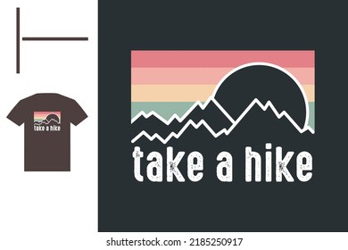 Take a hike t shirt design