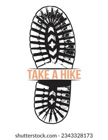 TAKE A HIKE TSHIRT DESIGN