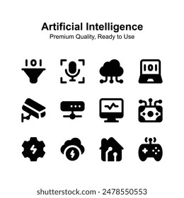 Take a look at amazing artificial intelligence icons