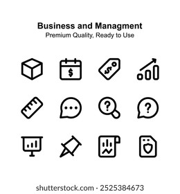 Eche un vistazo al conjunto de Vectores premium de negocios y administración