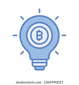Take a look at classy vector design of bitcoin Idea in modern style