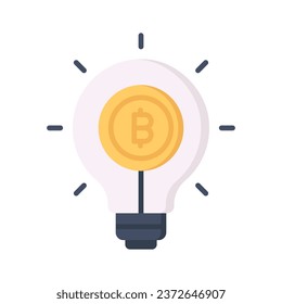 Take a look at classy vector design of bitcoin Idea in modern style