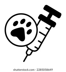 Take a look at scalable sketchy icon of veterinary injection