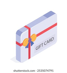 Echa un vistazo a este increíble ícono de la Tarjeta de regalo en estilo moderno