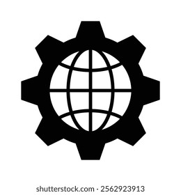 Take a look at this amazing icon of network setting in modern style