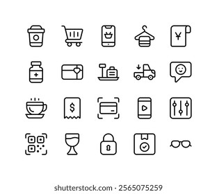 Take a look at this amazing icon of ecommerce and shopping icons