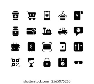 Take a look at this amazing icon of ecommerce and shopping icons