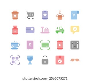 Take a look at this amazing icon of ecommerce and shopping icons