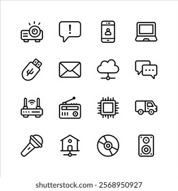 Take a look at this amazing icon of network and communication
