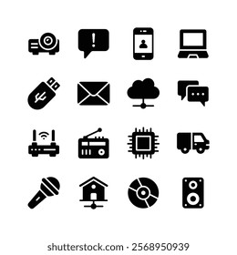 Take a look at this amazing icon of network and communication