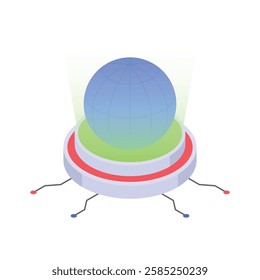Take a look at this amazing icon of global network in trendy style