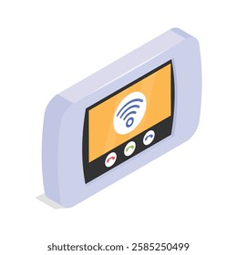 Take a look at this amazing icon of telecom in modern style
