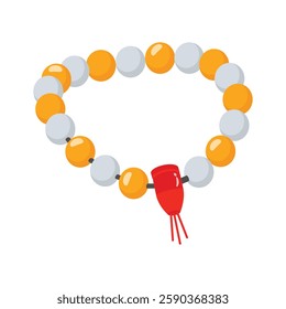 Take a look at this amazing icon of prayer beads in modern design style