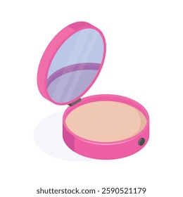 Take a look at this amazing icon of compact powder, ready to use vector