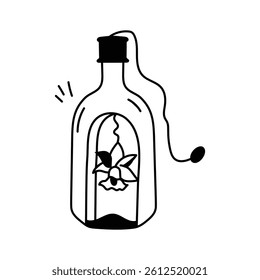 Take a look at this amazing icon of upcycled bottle in modern style